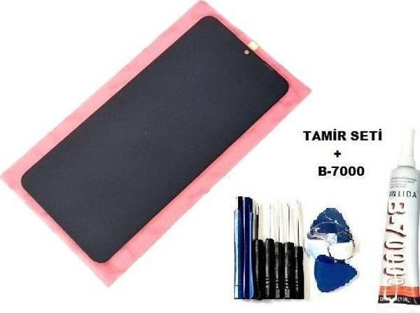 Tkgz Samsung Galaxy A12 (A125F) Lcd Ekran Dokunmatik ORJİNAL (B-7000+Tamir Seti) - Image 1