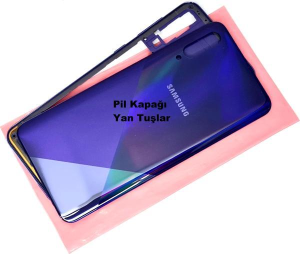 Tkgz Samsung Galaxy A30S A307 kasa Arka Pil Batarya Kapağı MAVİ - Image 1
