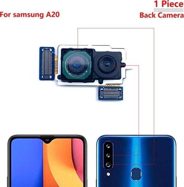 Tkgz Samsung Galaxy A20 Arka Kamera (Orjinal) - Image 1