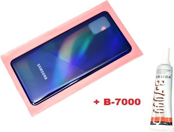 Tkgz Samsung Galaxy A31 A315 Arka Pil Batarya Kapağı (B-7000) MAVİ - Image 1