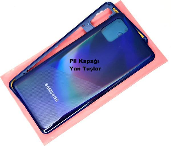 Tkgz Samsung Galaxy A31 A315 Kasa Arka Pil Batarya Kapağı MAVİ - Image 1