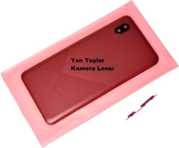 Tkgz Samsung Galaxy A013 Kasa Arka Pil Batarya Kapağı KIRMIZI - Image 1