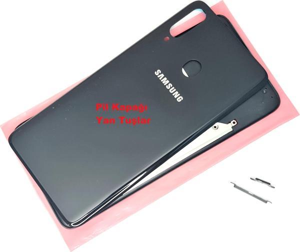 Tkgz Samsung Galaxy A20S Kasa Arka Pil Batarya Kapağı SİYAH - Image 1