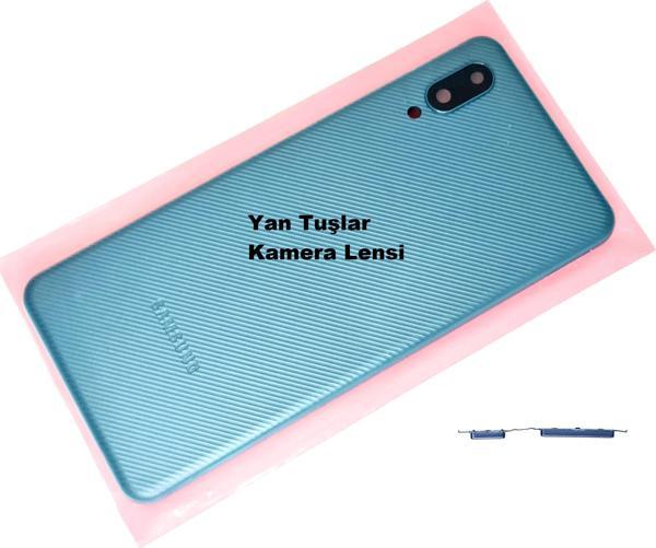 Tkgz Samsung Galaxy A02 Kasa Arka Pil Batarya Kapağı MAVİ - Image 1