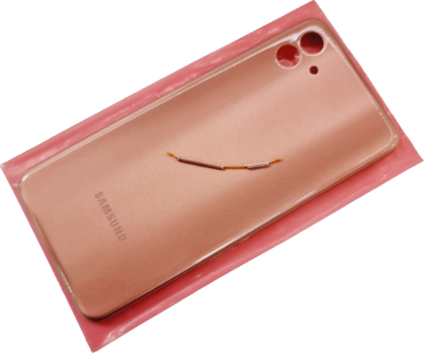Tkgz Samsung Galaxy A04 KASA Arka Pil Batarya Kapağı GOLD - Image 1