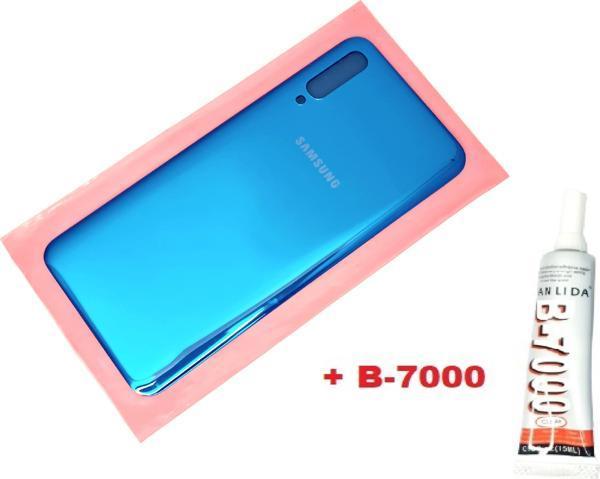 Tkgz Samsung Galaxy A50 A505 Arka Pil kapağı (B-7000) MAVİ - Image 1