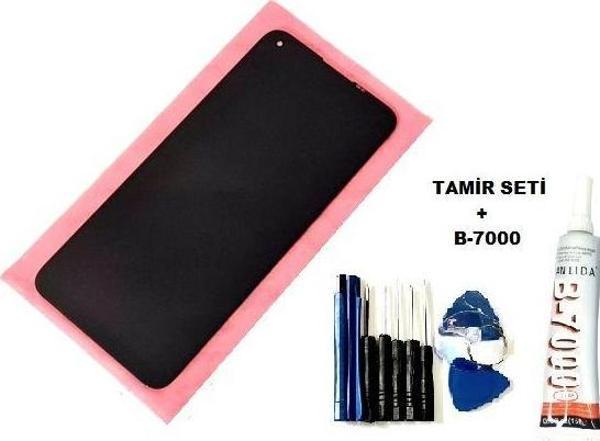 Tkgz Samsung Galaxy M11 (M115F) Lcd Ekran Dokunmatik ORJİNAL (B-7000+Tamir Seti) - Image 1