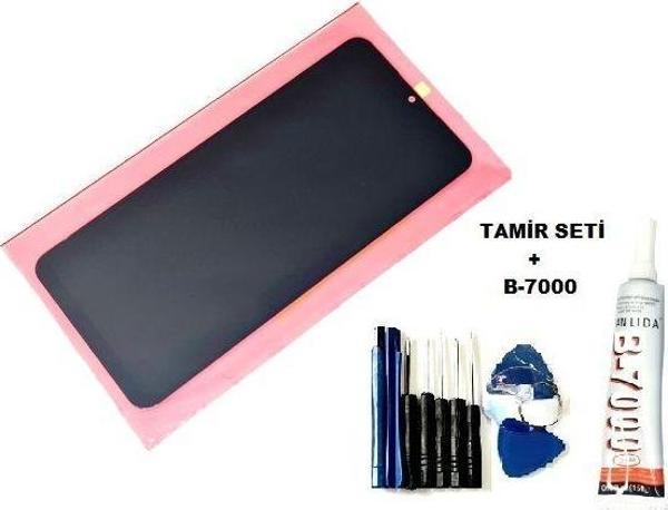 Tkgz Samsung Galaxy M12 (M125F) Lcd Ekran Dokunmatik ORJİNAL (B-7000+Tamir Seti) - Image 1