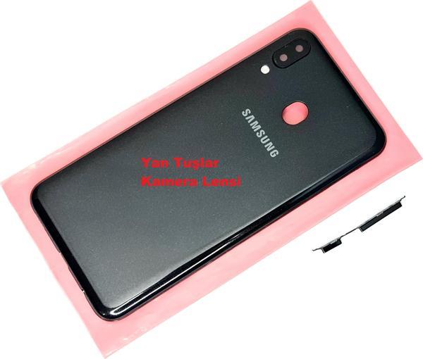 Tkgz Samsung Galaxy M20 Kasa Arka Pil Batarya Kapağı SİYAH - Image 1