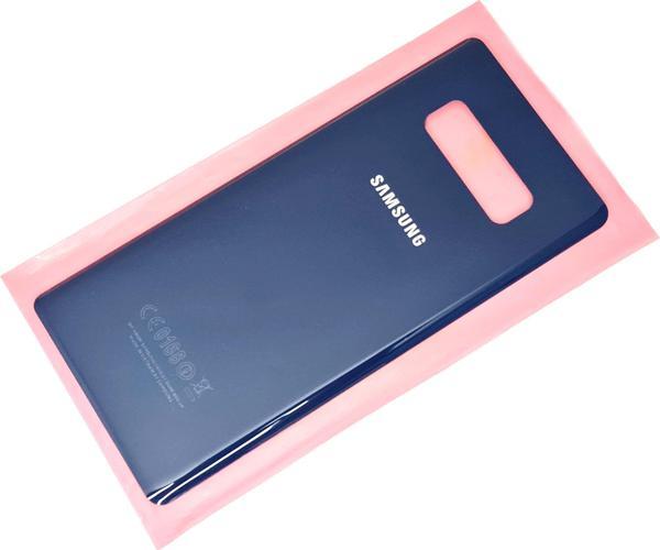 Tkgz Samsung Galaxy NOTE 8 Arka Pil Batarya Kapağı (CAM) LACİVERT - Image 1