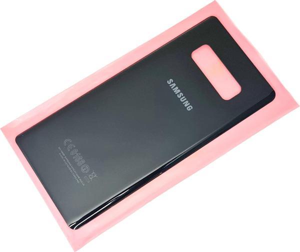 Tkgz Samsung Galaxy NOTE 8 Arka Pil Batarya Kapağı (CAM) SİYAH - Image 1