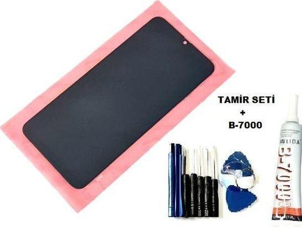 Tkgz Samsung Galaxy M21 (M215F) Lcd Ekran Dokunmatik ORJİNAL (B-7000+Tamir Seti) - Image 1