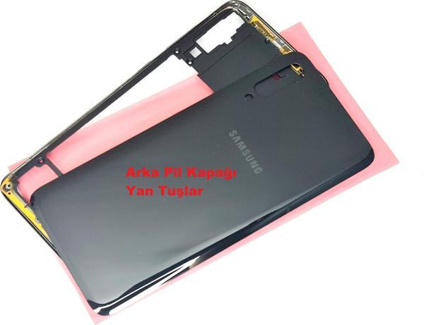Tkgz Samsung Galaxy A70 A705 kasa Arka Pil Kapağı SİYAH - Image 1