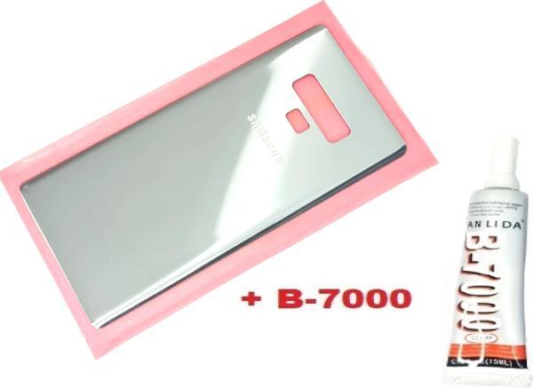 Tkgz Samsung Galaxy NOTE 9 Arka Pil Batarya Kapağı (CAM+B-7000) GRİ - Image 1