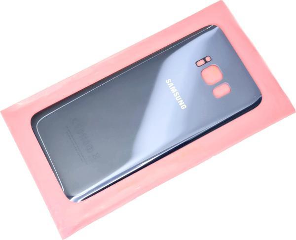 Tkgz Samsung Galaxy S8 Arka Pil Batarya Kapağı (CAM) MAVİ - Image 1