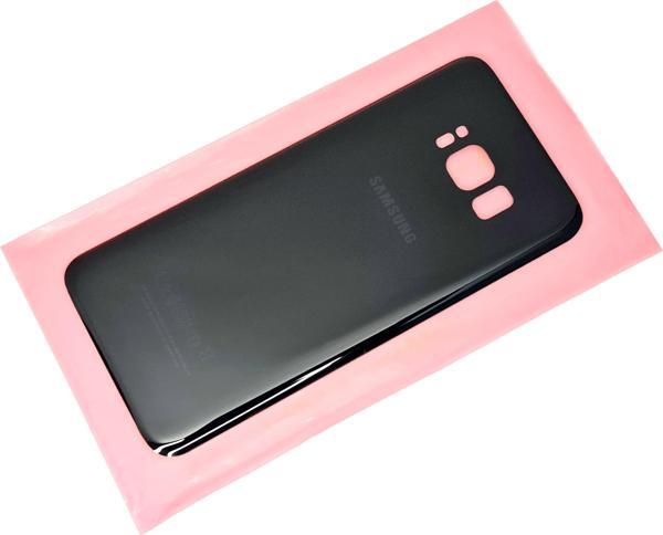 Tkgz Samsung Galaxy S8 Arka Pil Batarya Kapağı (CAM) SİYAH - Image 1