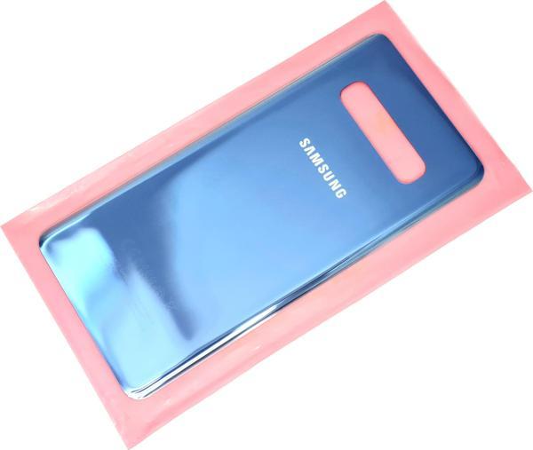 Tkgz Samsung Galaxy S10 PLUS Arka Pil Batarya Kapağı (CAM) MAVİ - Image 1