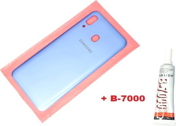 Tkgz Samsung Galaxy A30 A305 Arka Pil Batarya Kapağı (B-7000) MAVİ - Image 1