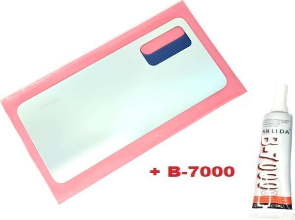 Tkgz Xiaomi 12 Lite  Arka Pil Batarya Kapağı (CAM+B-7000) BEYAZ - Image 1