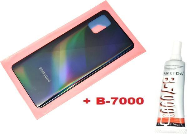 Tkgz Samsung Galaxy A51 A515 Arka Pil Batarya Kapağı (B-7000) SİYAH - Image 1