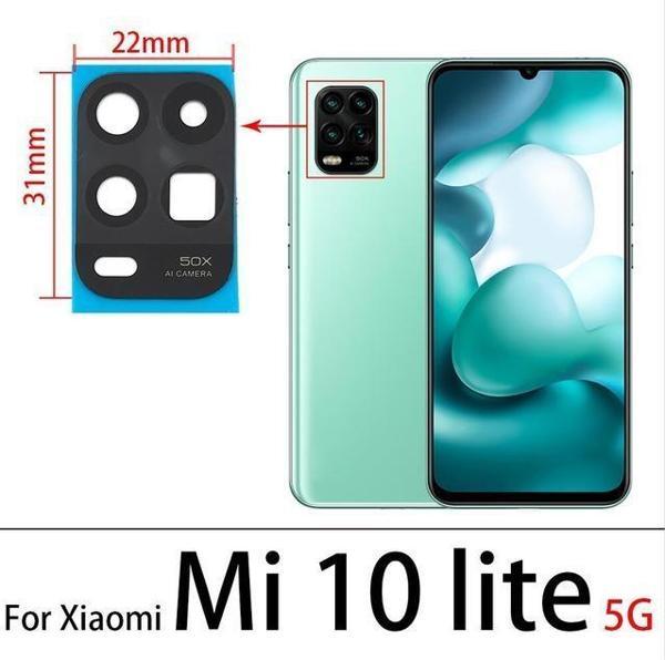 Tkgz Xiaomi Mİ 10 LİTE Arka Kamera Camı Lens Yapışkanlı - Image 1