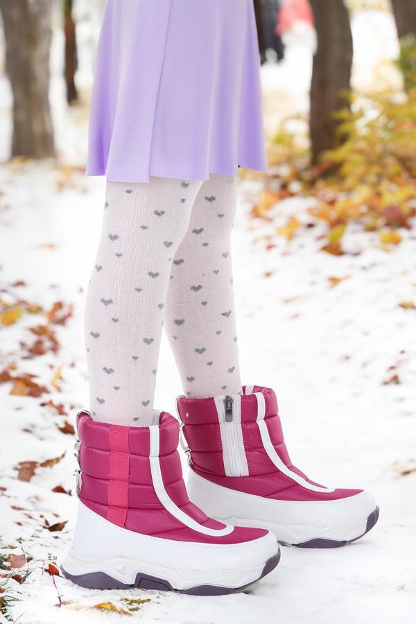  Pablo Fermuarlı Kız Çocuk Kar Botu - Image 1