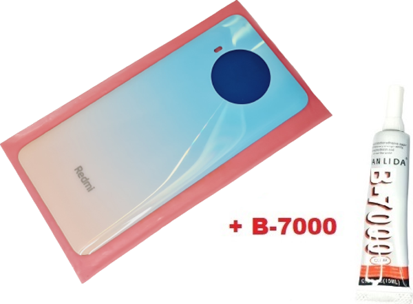 Tkgz Xiaomi Mi 10T LİTE Arka Pil Batarya Kapağı (CAM+B-7000) BEYAZ - Image 1