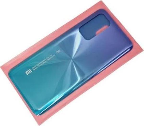 Tkgz Xiaomi Mi 10T Mİ 10T Pro Arka Pil Batarya Kapağı (CAM) MAVİ - Image 1