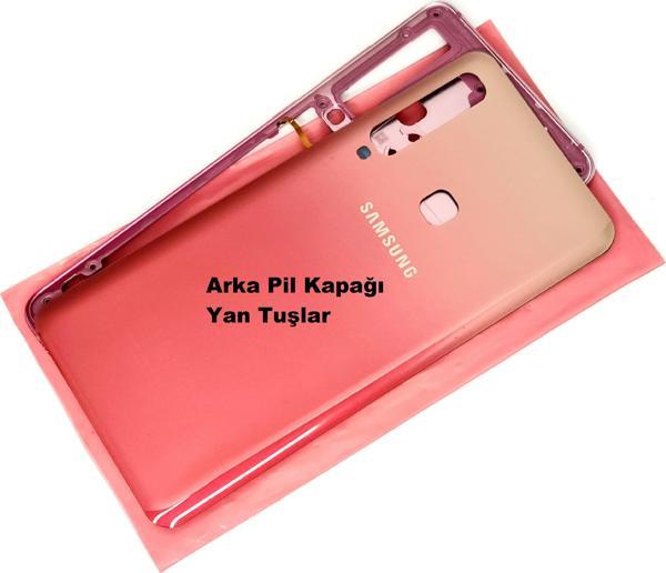 Tkgz Samsung Galaxy A9 A920 2018 KASA Arka Pil Batarya Kapağı PEMBE - Image 1