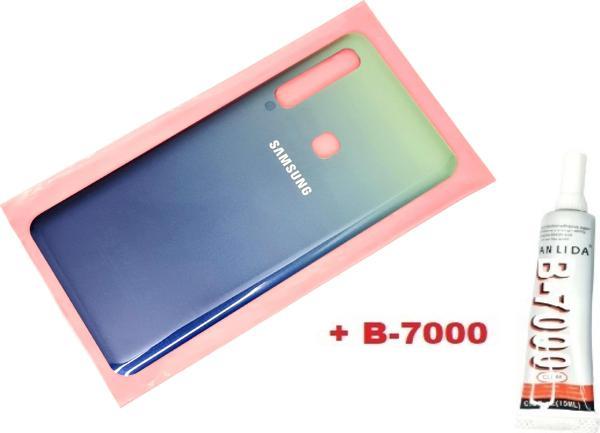 Tkgz Samsung Galaxy A9 A920 Arka Pil Batarya Kapağı (CAM+B-7000) MAVİ - Image 1