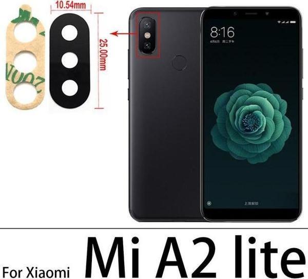 Tkgz Xiaomi Mİ A2 LİTE Arka Kamera Camı Lens Yapışkanlı - Image 1