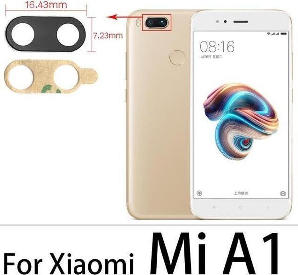 Tkgz Xiaomi MİA1 Arka Kamera Camı Lens Yapışkanlı - Image 1