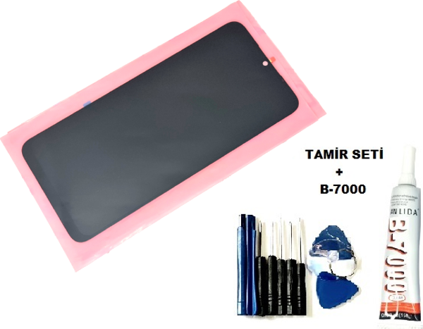 Tkgz Xiaomi Redmi 10A Lcd Ekran Dokunmatik ORJİNAL (B-7000+Tamir Seti) - Image 1