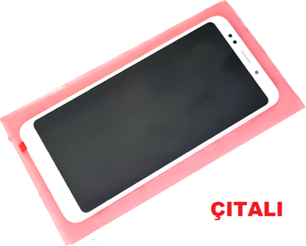 Tkgz Xiaomi Redmi 5 Plus Lcd Ekran Dokunmatik (ÇITALI) BEYAZ - Image 1