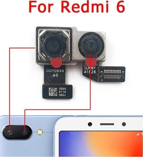 Tkgz Xiaomi REDMİ 6 Arka Kamera Orj - Image 1