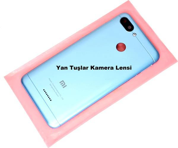 Tkgz Xiaomi Redmi 6 Kasa Arka Pil Batarya Kapağı MAVİ - Image 1
