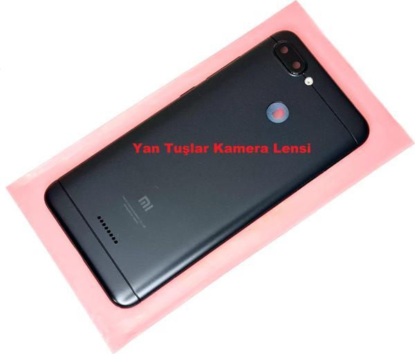 Tkgz Xiaomi Redmi 6 Kasa Arka Pil Batarya Kapağı SİYAH - Image 1