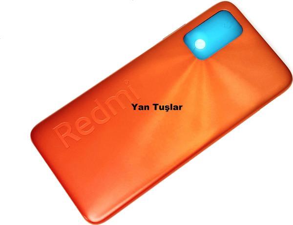 Tkgz Xiaomi Redmi 9T Kasa Arka Pil Batarya Kapağı TURUNCU - Image 1