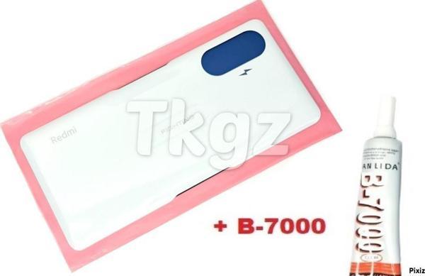 Tkgz Xiaomi Redmi K40 Gaming Arka Pil Batarya Kapağı (CAM+B-7000) BEYAZ - Image 1