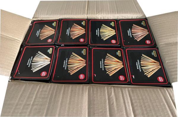Tahta Ahşap Bambu Çay Kahve Karıştırıcı Çubuk Kaşık - 11 Cm. - 500 Adetlik 24 Paket - Koli - Image 1