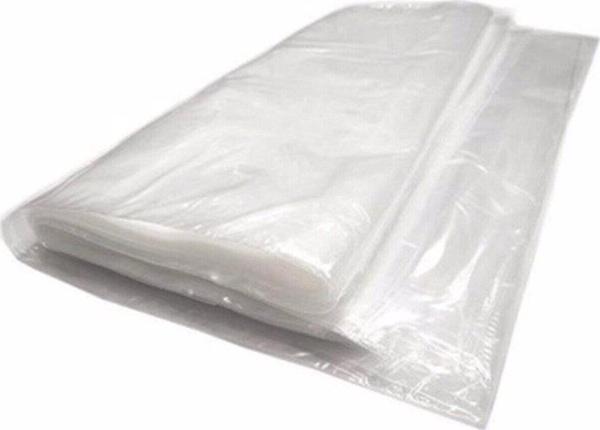Vakumsuz Şeffaf Tek Kişilik Yatak Baza Saklama Taşıma Kılıfı Poşeti Torbası -120x200 Cm. - 1 Adet - Image 1