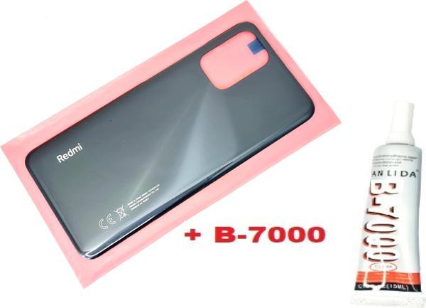 Tkgz Xiaomi Redmi Note 10 (4G) Arka Pil Batarya Kapağı (B-7000) SİYAH - Image 1