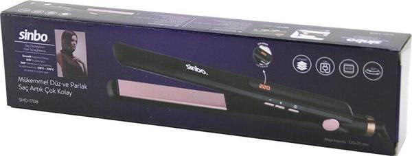 120X25MM DİJİTAL SAÇ DÜZLEŞTİRİCİ MAKİNE SERAMİK KAPLAMA 120-220℃ 360° KABLO=1.8MT SHD-1708 (5060) - Image 1