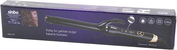 180X25MM DİJİTAL SAÇ ŞEKİLLENDİRİCİ MAKİNE SERAMİK KAPLAMA 100-210℃ 360° KABLO=1.8MT SHD-1711 (5060) - Image 1
