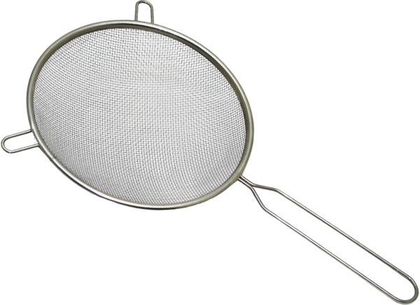 18CM TEL SÜZGEÇ METAL SAPLI KULAKLI (5060) - Image 1