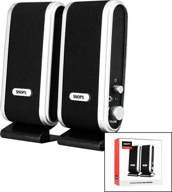 SNOPY SN-820 USB 2.0 MULTİMEDYA 1+1 HOPARLÖR SPEAKER SET 4W (5060) - Image 1