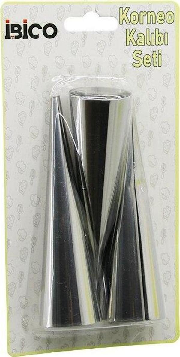 3PCS  METAL KORNEO KALIP - PASTA DEKORASYON APARATI ÇAP:3.4CM X UZUNLUK:12CM BRKT-921602 (5060) - Image 1