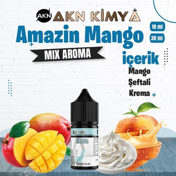 Amazin Mango Mix Aroma Mango Şeftali Gıda Aroması 10 ml - Image 1