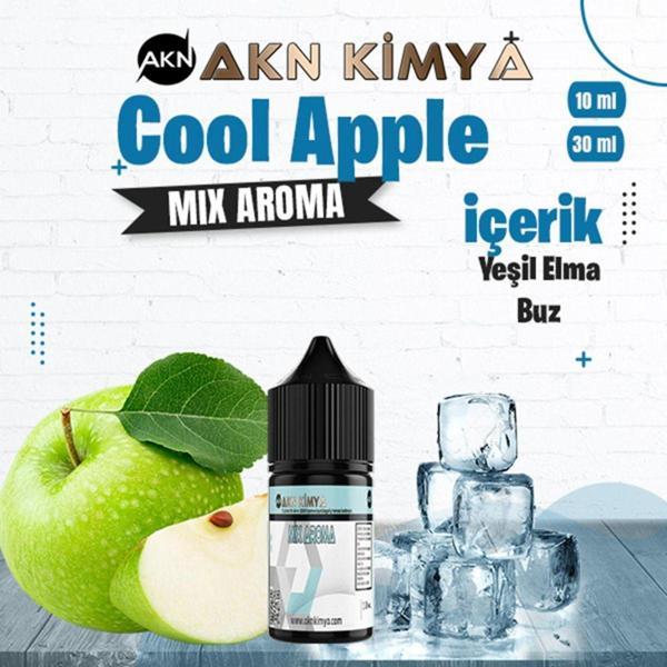 Cool Apple Mix Aroma Yeşil Elma Buz Gıda Aroması 10 ml - Image 1