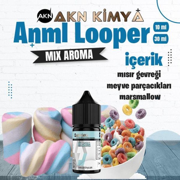 Anml Looper Mix Aroma Meyveli Mısır Gevreği Gıda Aroması 10 ml - Image 1